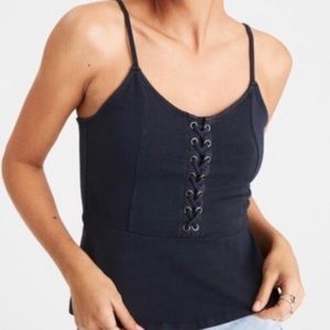 American Eagle Peplum Tank